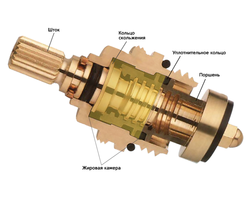 Кран-букса резиновая fluhs - 1