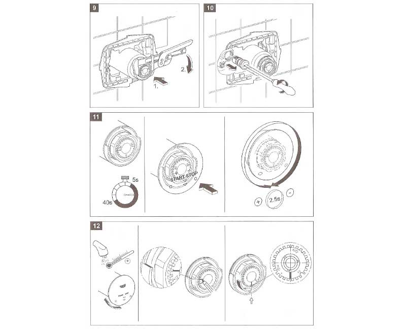 Порционный нажимной смеситель Grohe Contromix Surf для душа - 3