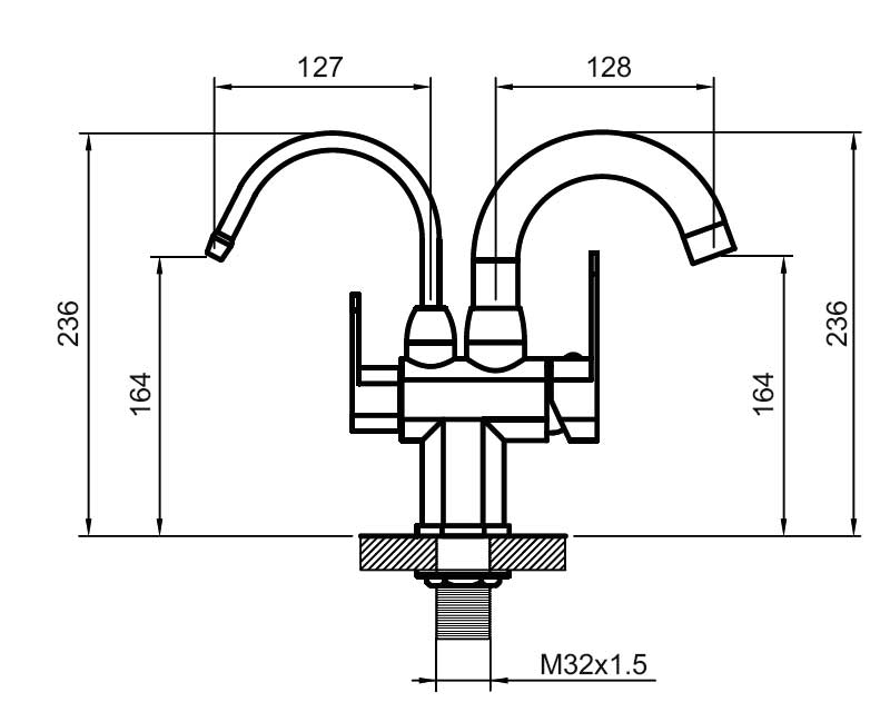 Смеситель для кухни AHTI KM823015 Kemi - 3